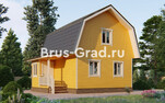 Проект каркасного дома ДК122