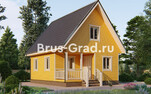 Проект каркасного дома ДК132