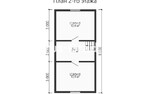 Проект каркасного дома ДК132