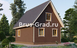 Проект каркасного дома ДК140