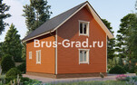 Проект каркасного дома ДК157