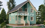 Проект каркасного дома ДК159