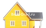 Проект каркасного дома ДК172