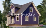 Проект каркасного дома ДК176