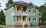 Проект каркасного дома ДК199